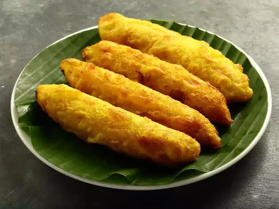 Banana Fritters or Veg Pakoras